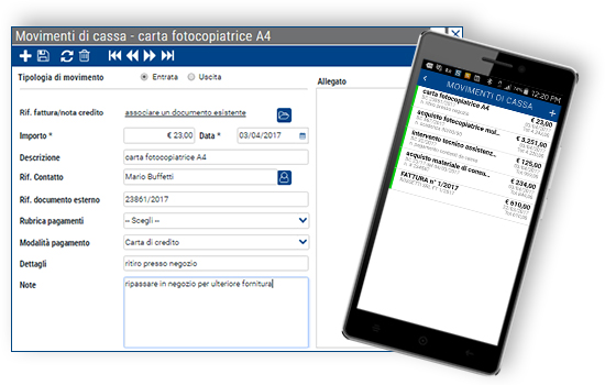 Qui Fattura - Web App - Gestione incassi e pagamenti